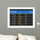 Airport arrival timetable illustration design Wall Mural