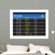 Airport arrival timetable illustration design Wall Mural