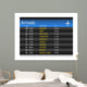 Airport arrival timetable illustration design Wall Mural