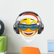 Dj Emoticon Santa Wall Decal
