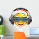 DJ Emoticon Santa Wall Decal