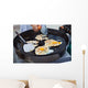 Oysters Fried in Egg Batter Being Cooked Wall Mural