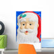 Model Santa Face Wall Mural