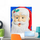 Model Santa Face Wall Mural
