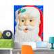 Model Santa Face Wall Mural