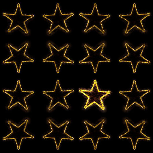 With Christmas Stars Wall Decal