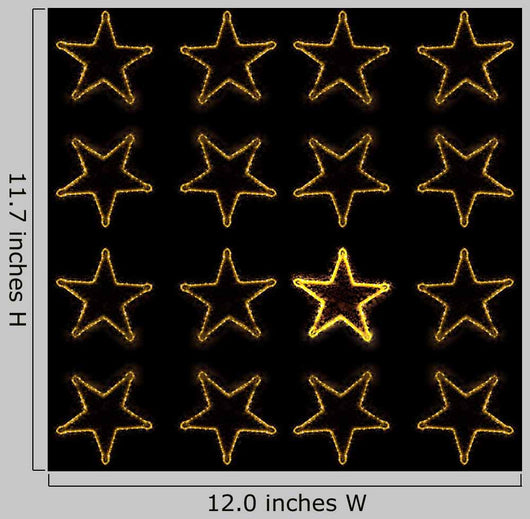 With Christmas Stars Wall Decal
