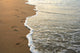 footprints on the beach Wall Mural