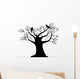 Silhouette Tree with Birds