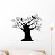 Silhouette Tree with Birds