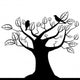 Silhouette Tree with Birds
