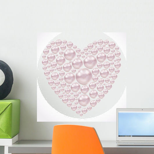 Gentle with Pearls Wall Mural