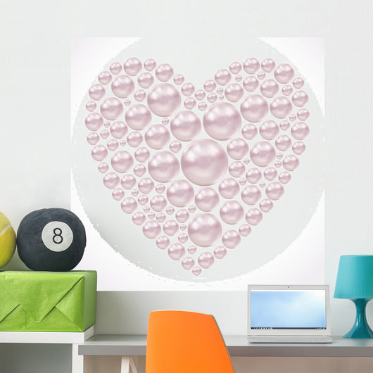 Gentle with Pearls Wall Mural