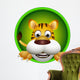 Cute Tiger Head Wall Decal