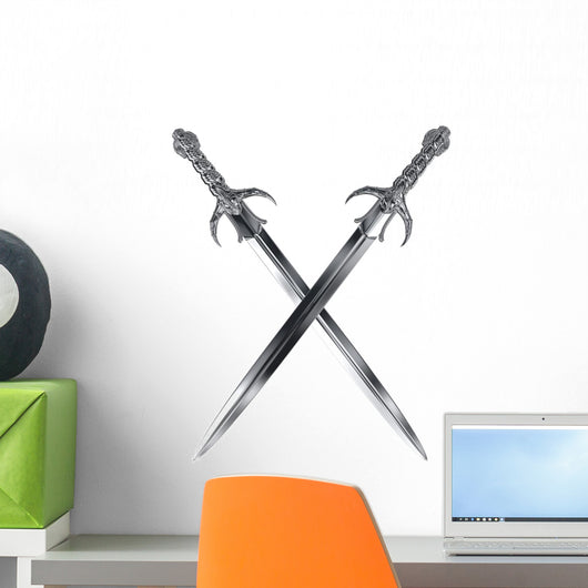 sword cross, swords Wall Decal