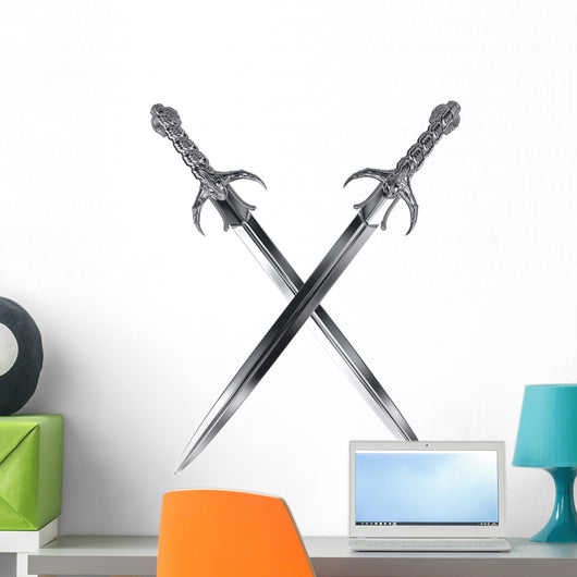 sword cross, swords Wall Decal
