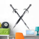 sword cross, swords Wall Decal