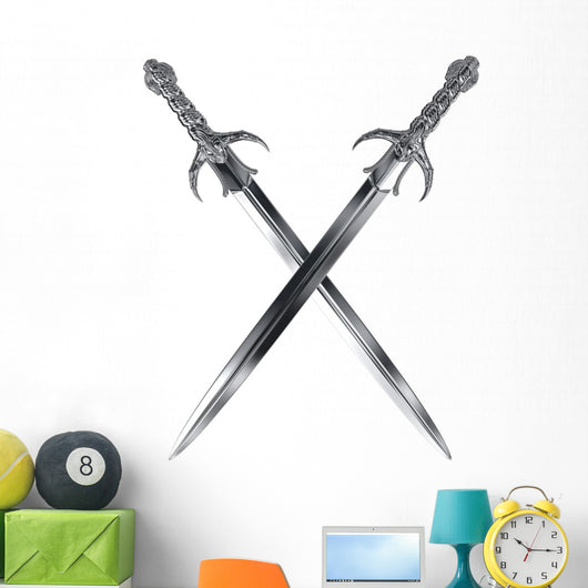 sword cross, swords Wall Decal