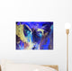 Blue Abstract Paintings Wall Mural