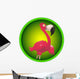 Cute Flamingo Wall Decal