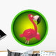 Cute Flamingo Wall Decal
