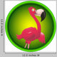 Cute Flamingo Wall Decal