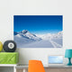 Ski touring in high mountains Wall Mural