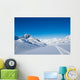 Ski touring in high mountains Wall Mural