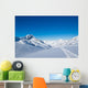 Ski touring in high mountains Wall Mural