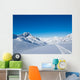 Ski touring in high mountains Wall Mural