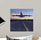 Airplane Landing 3D Illustration Wall Mural