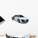 Sport Coupe Car Isolated on White Wall Decal