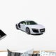 Sport Coupe Car Isolated on White Wall Decal