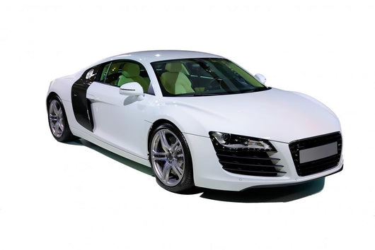 Sport Coupe Car Isolated on White Wall Decal