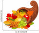Horn of plenty Wall Decal