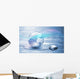 Planet earth and technology background Wall Mural
