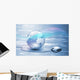 Planet earth and technology background Wall Mural