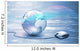 Planet earth and technology background Wall Mural