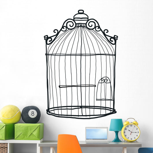 Bird Cage Vintage Black