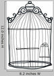 Bird Cage Vintage Black