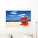 Red Beach Chair Landscape