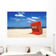 Red Beach Chair Landscape
