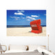 Red Beach Chair Landscape