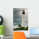 Lighthouse Cloudy Day with Wall Mural