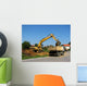 excavator Wall Mural