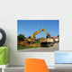 excavator Wall Mural
