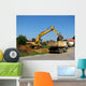 excavator Wall Mural