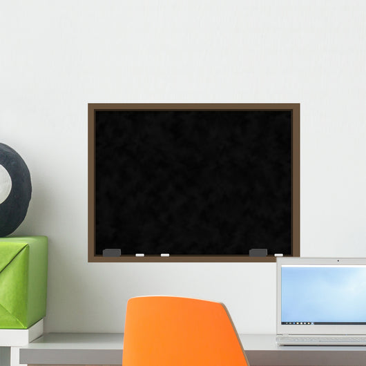 Blank Chalkboard with Wood