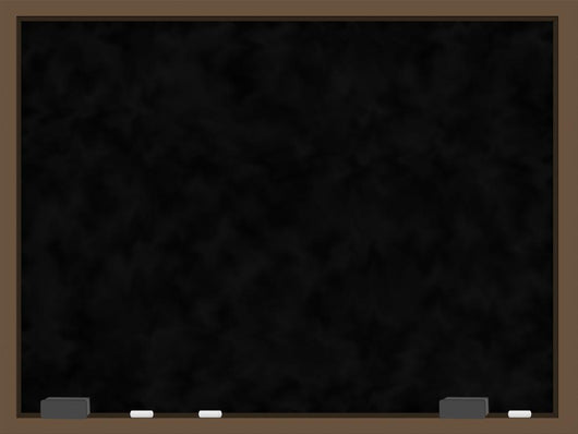 Blank Chalkboard with Wood