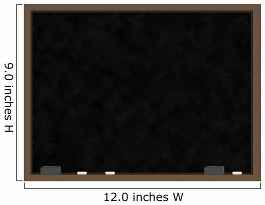 Blank Chalkboard with Wood
